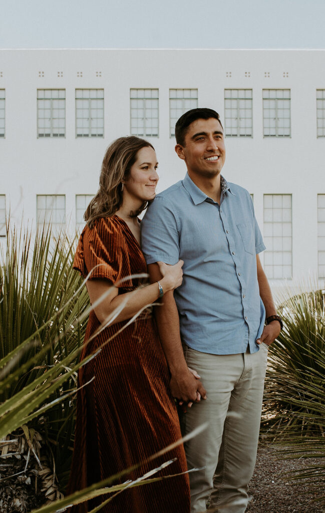 couple during their adventurous engagement session