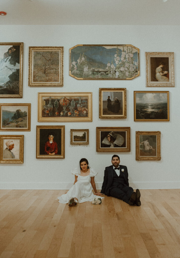 couple at a museum in texas