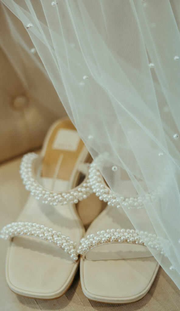 beautiful heels the bride wore for her wedding