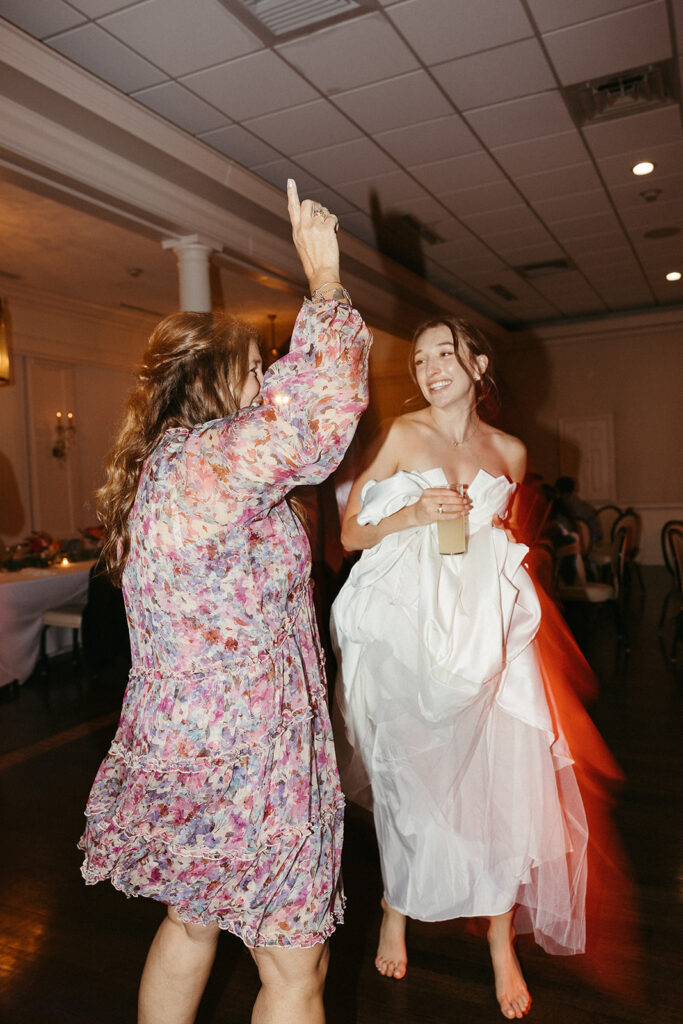 bride dancing with their guests
