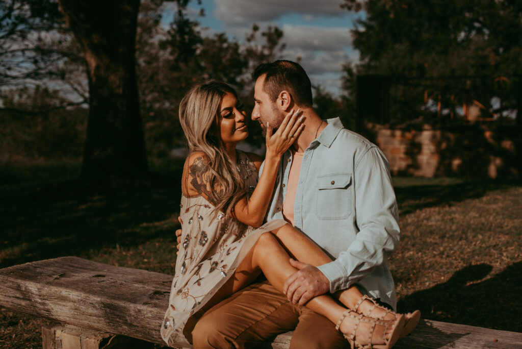Christina and Joey’s Unique Engagement Session at White Rock Lake, TX