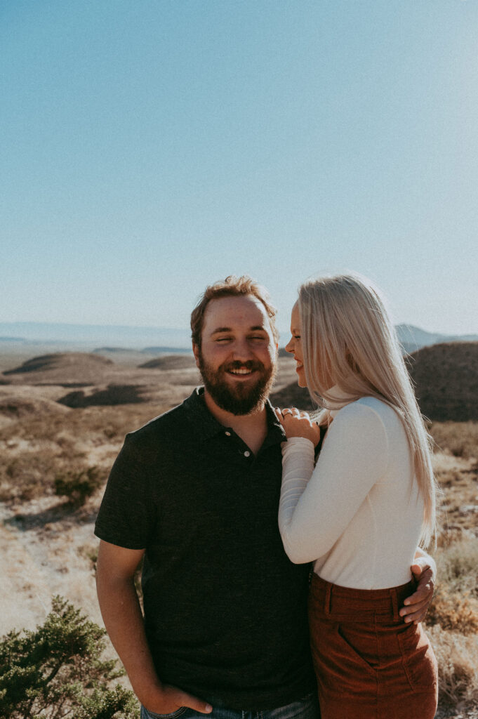 amazing couple at their engagement photoshoot 