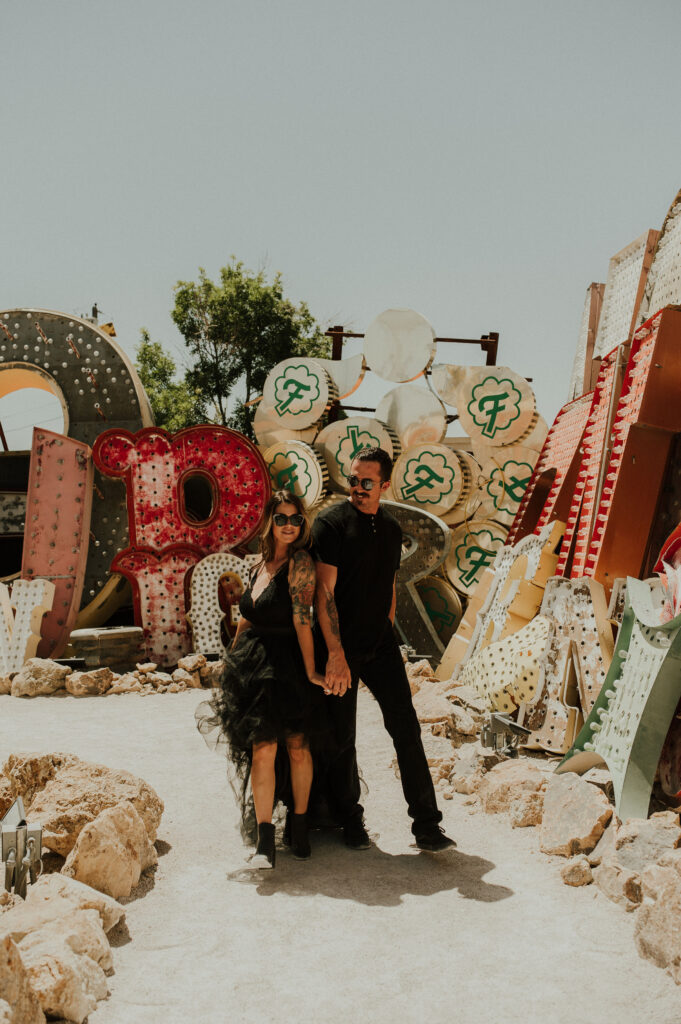 Elopement Photoshoot at The Neon Museum
