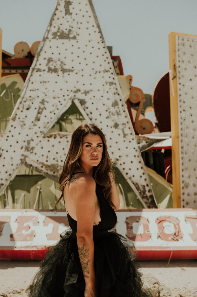 Elopement Photoshoot at The Neon Museum